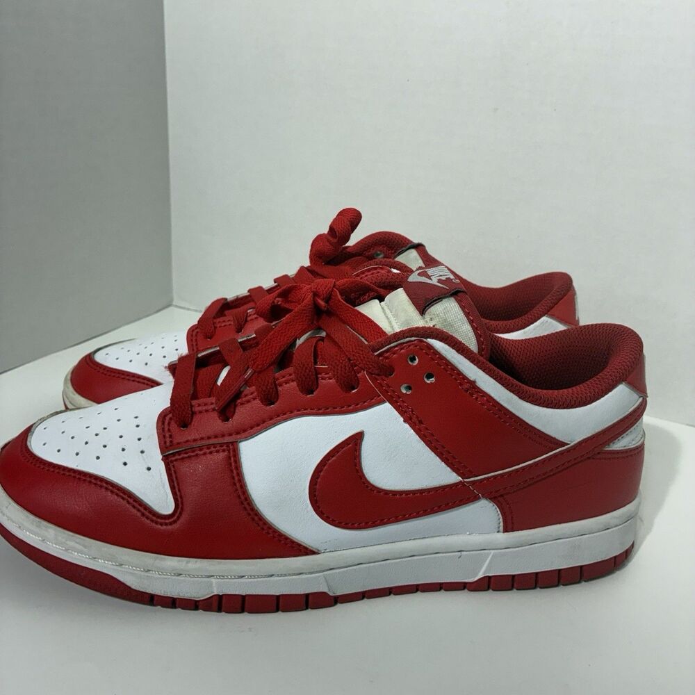 Nike Dunk Low Retro St. John’s Men’s Size 8.5 Red White HF5441-104